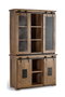 GINER Y COLOMER Armario de madera de mango y metal con 4 puertas correderas